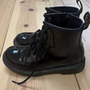 Dr. Martens Big Girls Size 3 Black Combat Boots